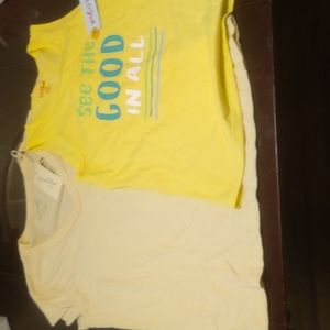 Two new with tag medium t-shirts